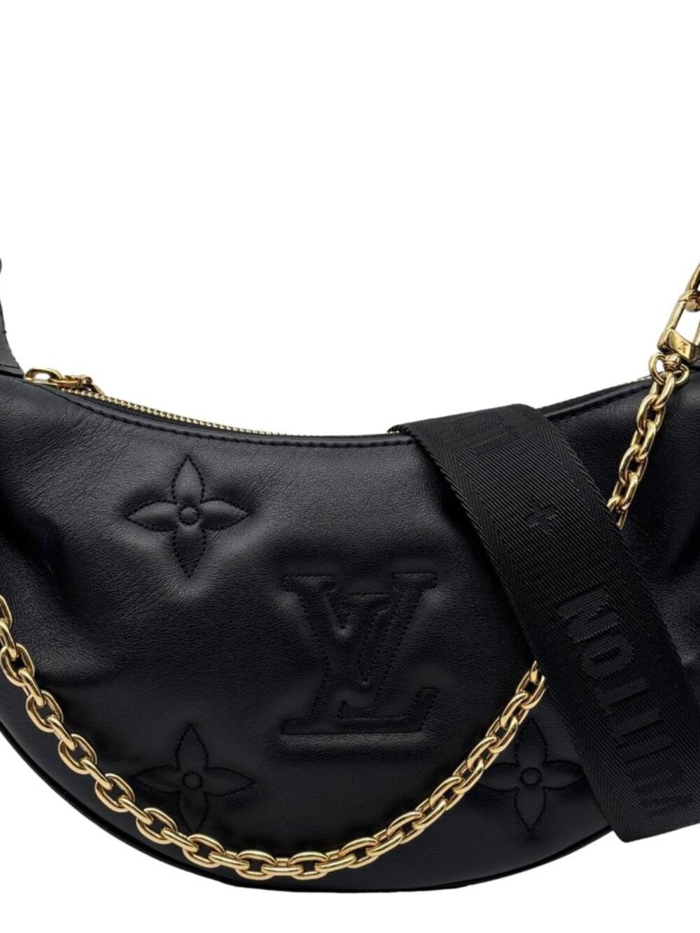 Louis Vuitton Over The Moon Bubblegram Calfskin Leather Crossbody Bag Black